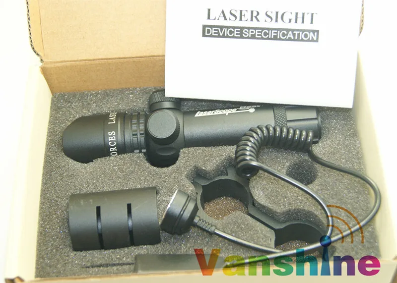 Тактический зеленый красный лазерный прицел 5 МВт + рейку пистолет винтовка