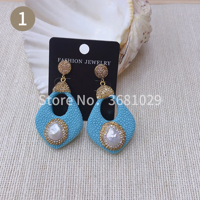 

European and American fashion elegant temperament super fairy pearl eardrop