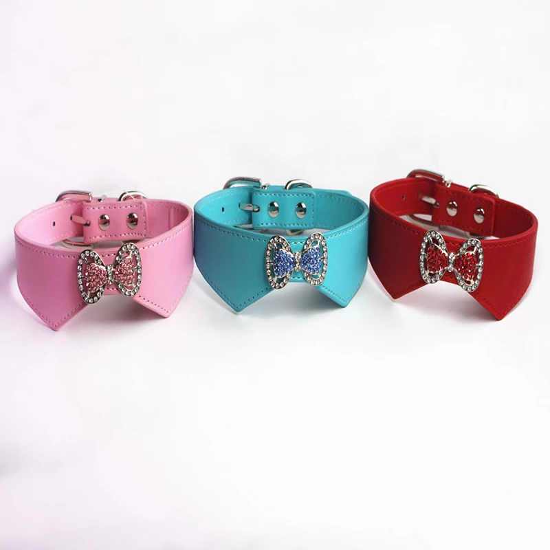 Ошейник из искусственной кожи для домашних животных 1 шт.|collar bling|dog collar blingdog necklace |
