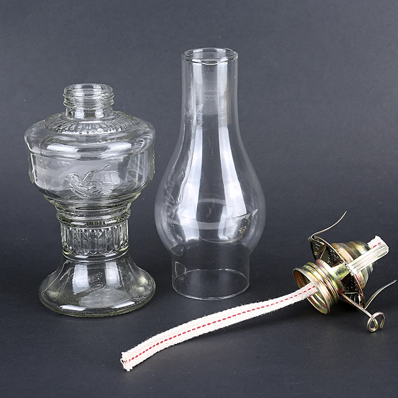 Advance Booking 32cm Glass Kerosene Lanterns Oil Lamp Glass Classic Retro Family Decorative Lights image 4