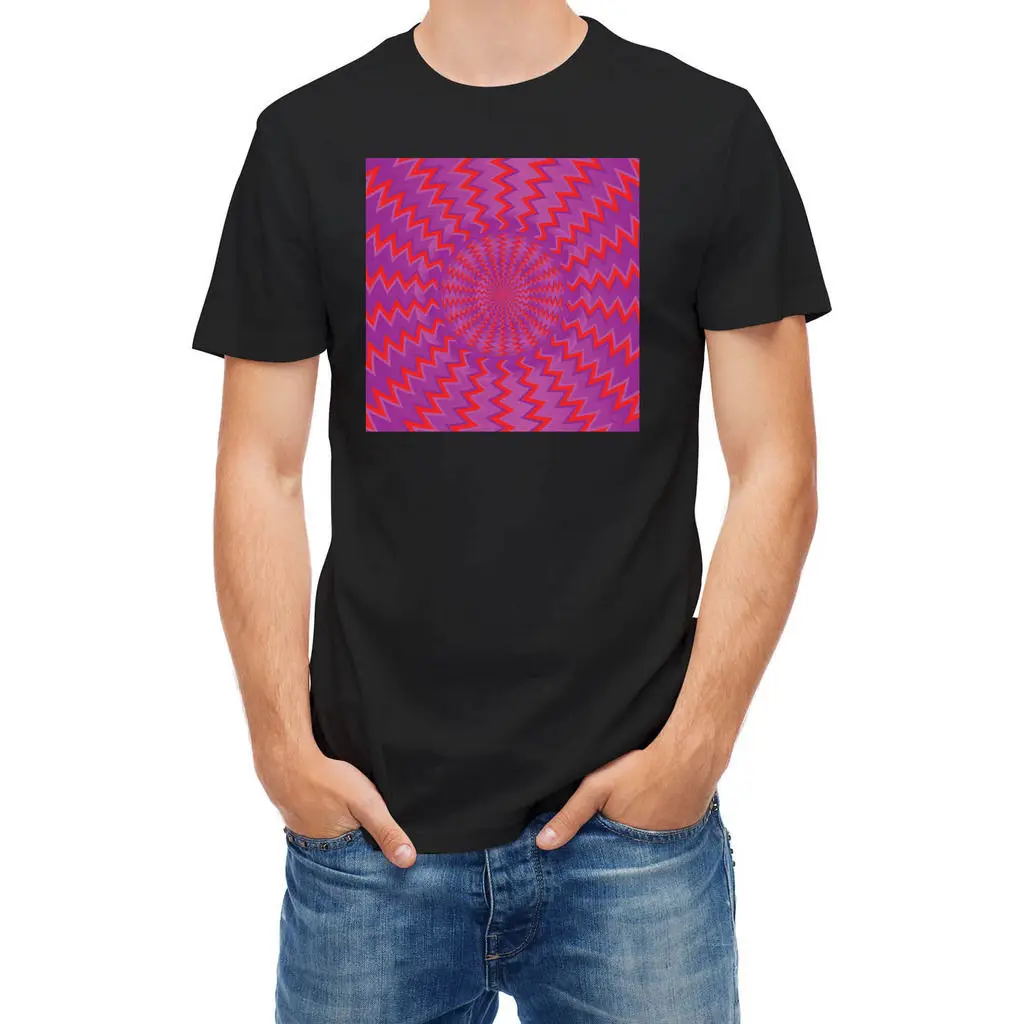 Футболка Magenta Motion Illusion одежда футболка Новинка лета 2018 мужская горячая