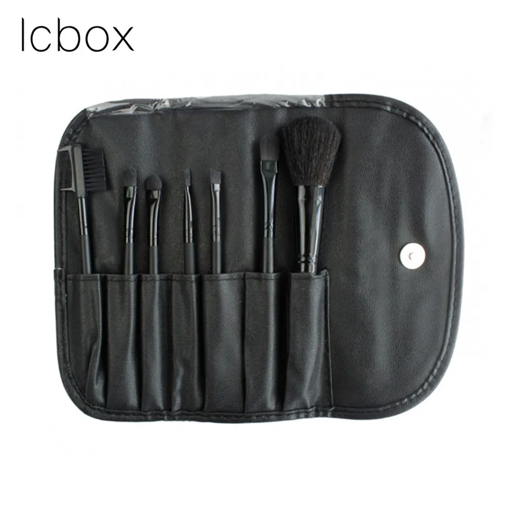 Lcbox Pro 7 шт. набор кистей для макияжа инструменты Парфюмерия Комплект Шерсть Марка