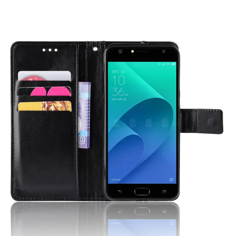 Asus Zenfone 4 Live ZB553KL чехол 5 &quotискусственная кожа флип для телефона Selfie ZD553KL X00LDA