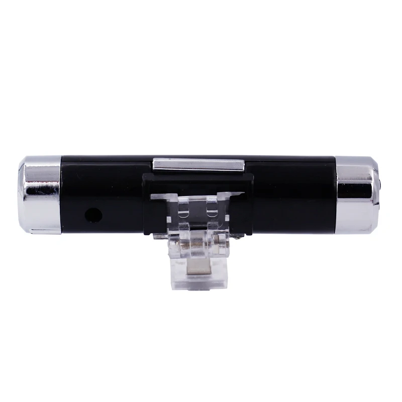 Цифровые Автомобильные часы термометр с зажимом для выхода воздуха тип 2 в 1