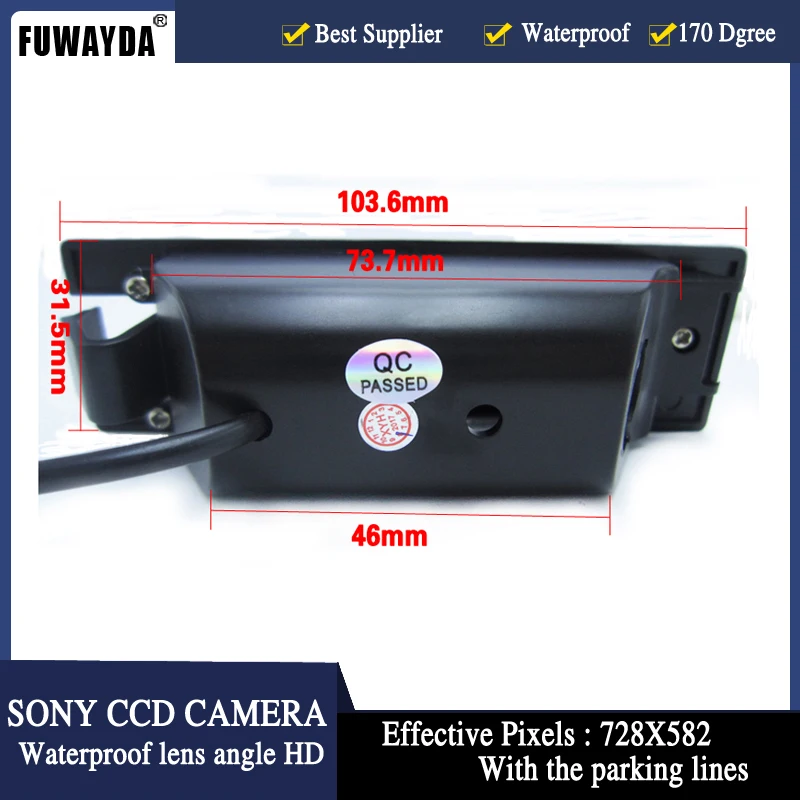 Автомобильная камера заднего вида FUWAYDA SONY Chip CCD для Opel Corsa Astra Vectra Meriva Zafira Fiat Grande Punto