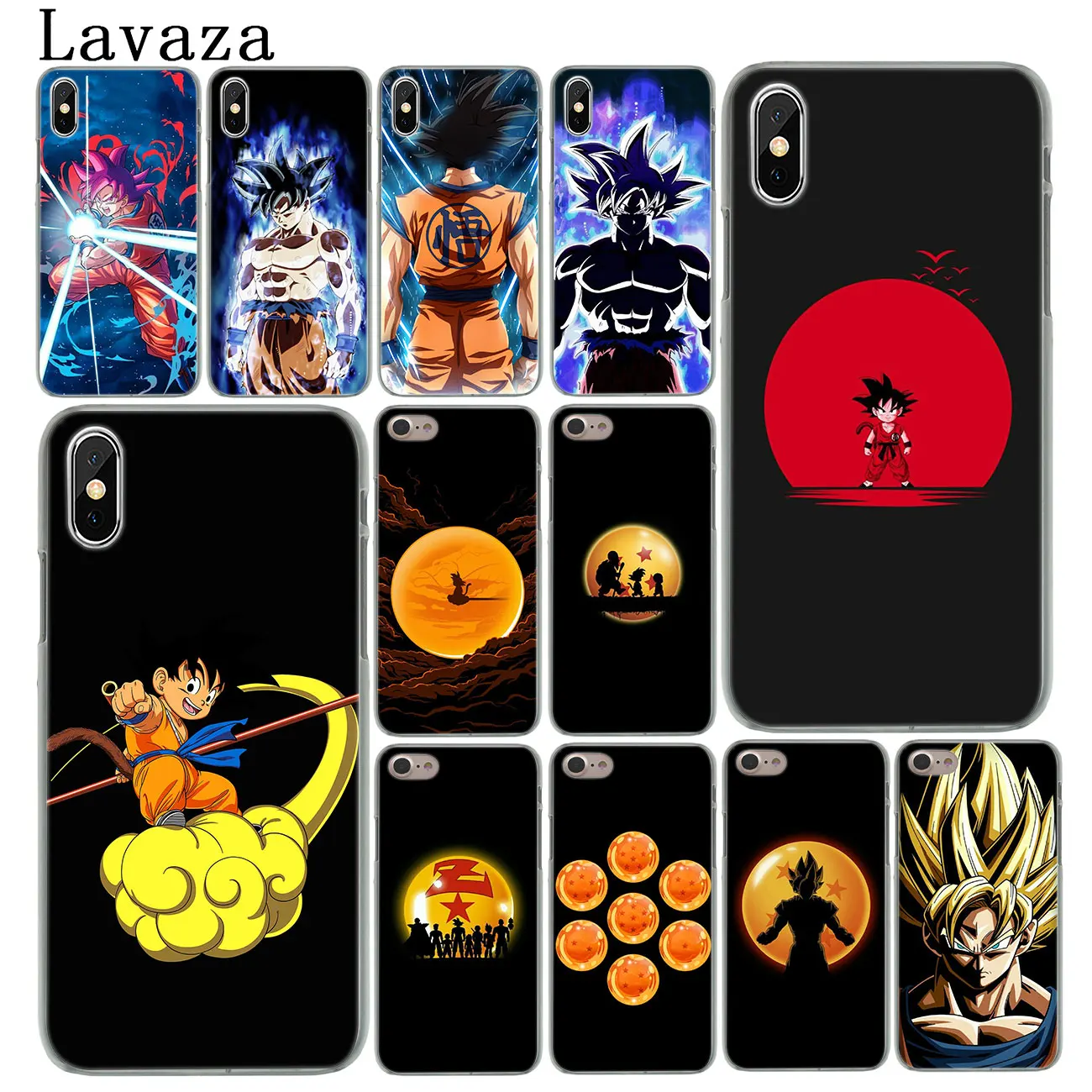 Твердый чехол для телефона Lavaza DRAGON BALL Z DBZ Goku iPhone XR X XS 11 Pro Max 10 7 8 6 6S 5 5S SE 4S