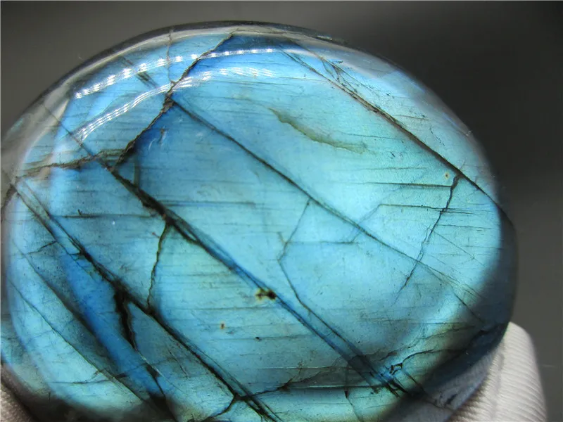 ААА натуральный Лабрадорит Кристалл грубая полированная Красивая из Madagascar