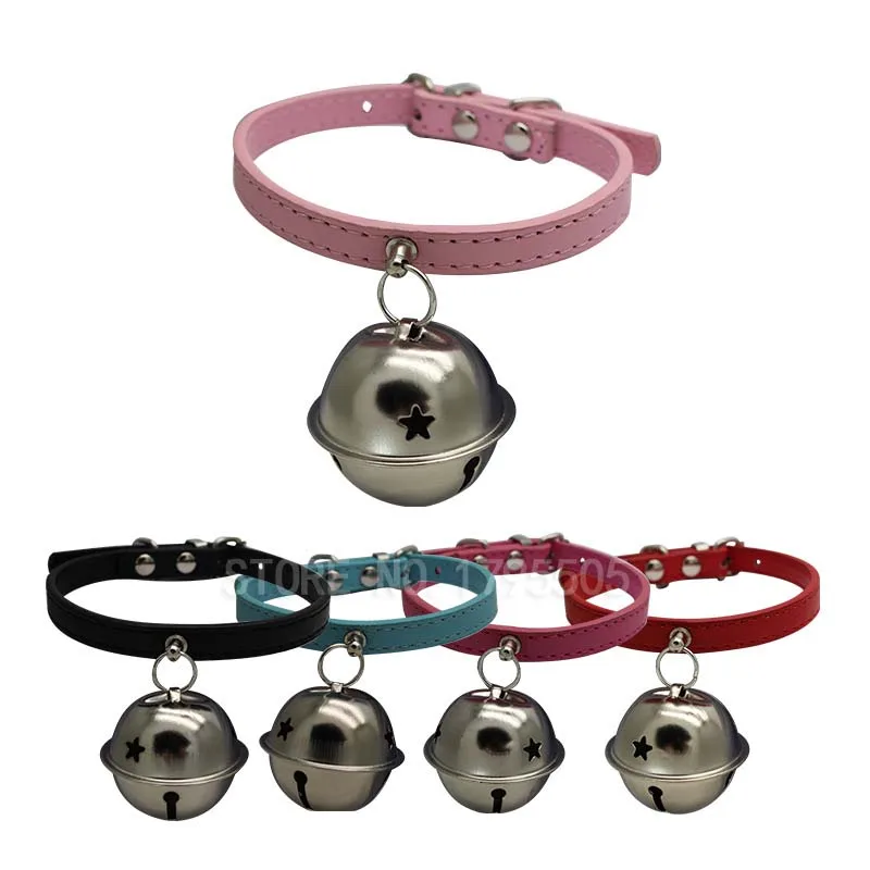 2017 Моды Кошка Ошейник С Большой Колокол Регулируемая Довольно Бабочкой ошейники