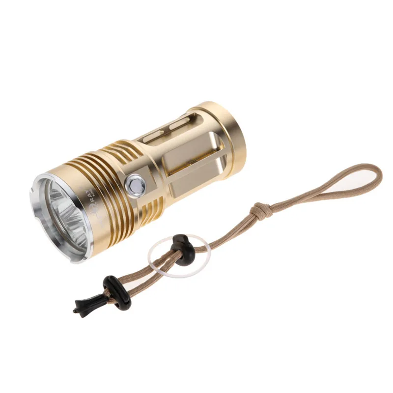 4500LM черный SKY RAY King 3-режим 4x CREE XM-L T6 СВЕТОДИОДНЫЙ торшер фонарь(4x18650 батарея