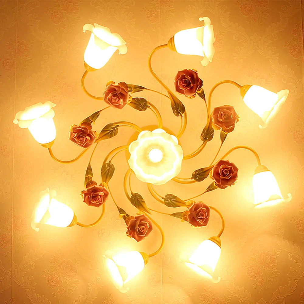 Китайский потолочный светильник светодиодный Lustre Потолочные светильники 110 220 В