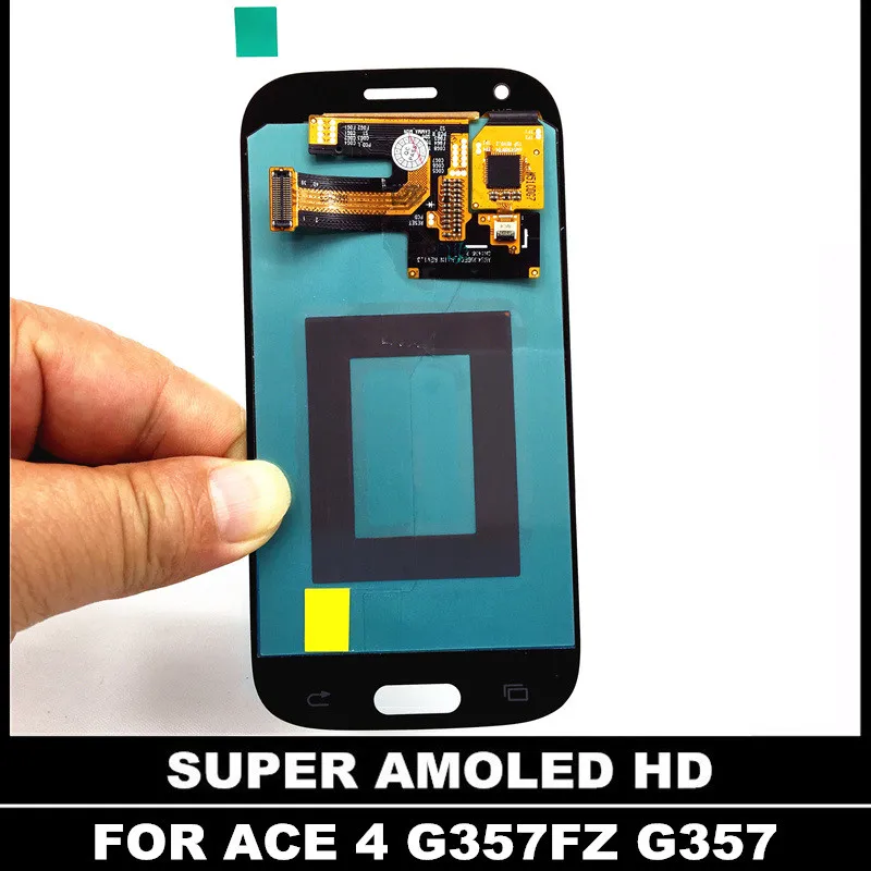 Супер AMOLED LCD для Samsung Galaxy Ace 4 SM G357 G357FZ Ace4 ЖК дисплей с кодирующий преобразователь