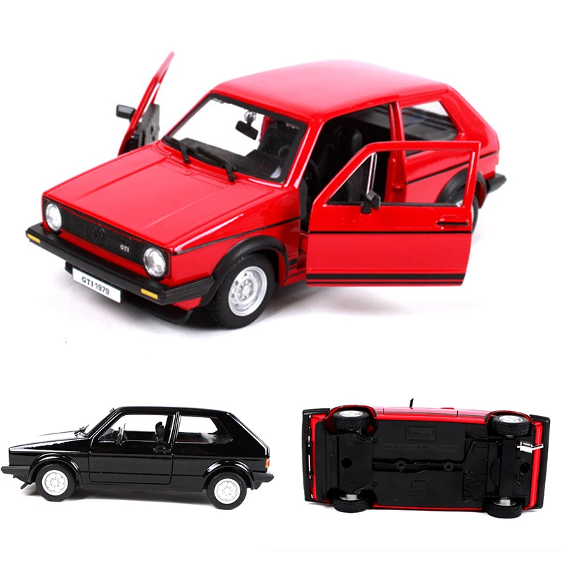 Высокая симуляция 1979 MK2 Golf GTI 1:24 модель автомобилей сплав оттягивание автомобиля копия авторизованные литые игрушечные модели дети V065