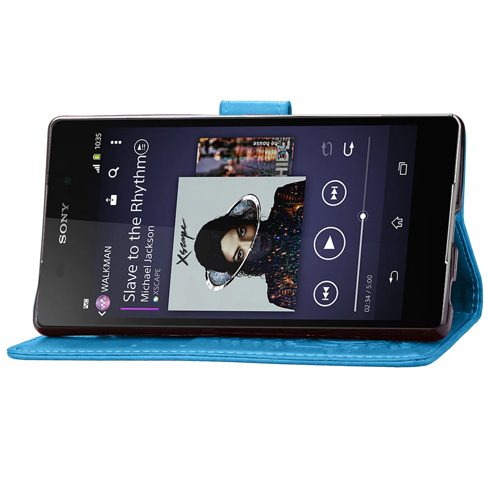 Чехол для телефона Sony Xperia Z2 L50 T L50w D6502 D6503 C770X 5 2 &quotфлип кейс из искусственной кожи