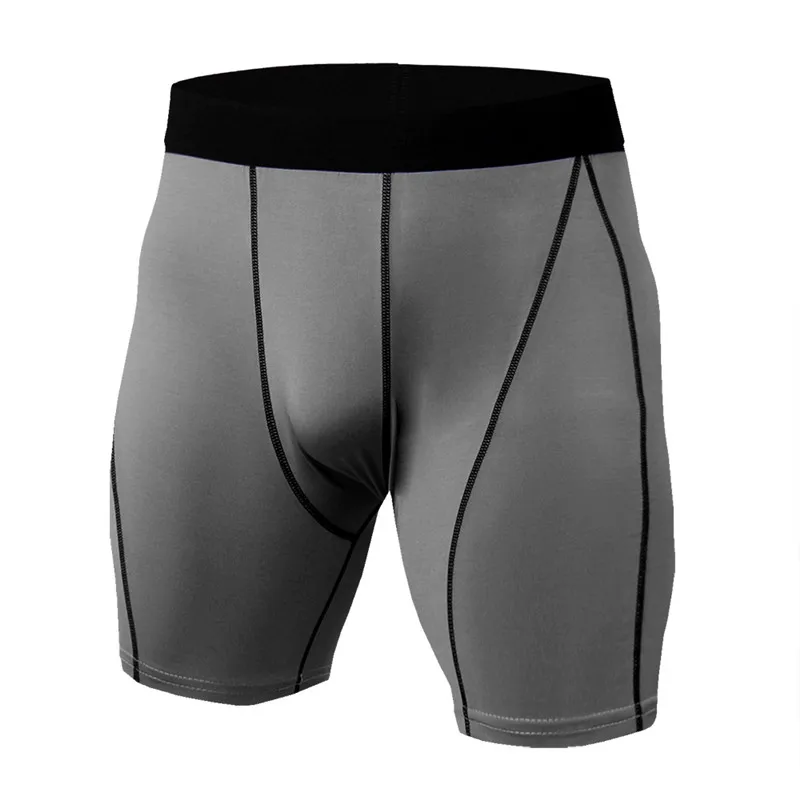 Dark Gray Шорты для бега Для мужчин Фитнес Короткие штаны быстросохнущие Плавание шорты Плавание одежда Для мужчин s сжатия тренажерный зал Crossfit спортивные шорты для мужчин - Цвет: Dark Gray