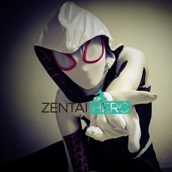 Бесплатная доставка DHL 3 цифровой костюм паук Гвен Стэйси Zentai Человек-Паук
