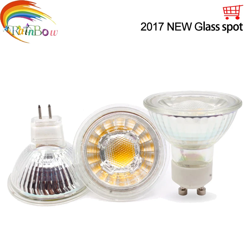 Светодиодная диммируемая лампа MR16 GU10 COB 5 Вт 220 В|lampada led mr16|gu10 cob 5wled mr16 |