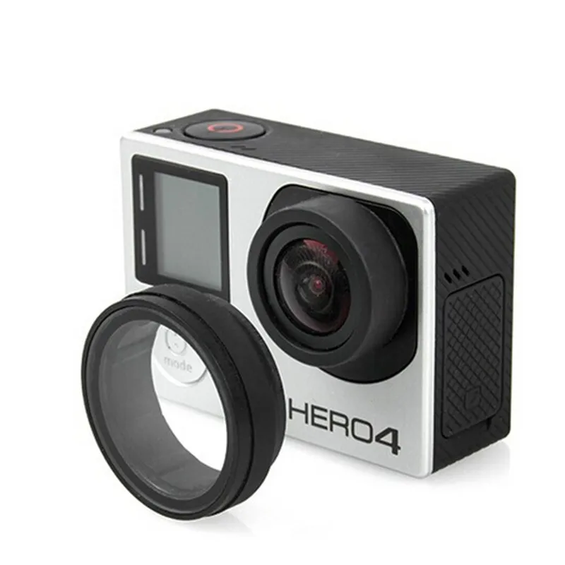Новый защитный чехол для объектива Gopro UV с зеркальными линзами крепление GoPro HD Hero 3