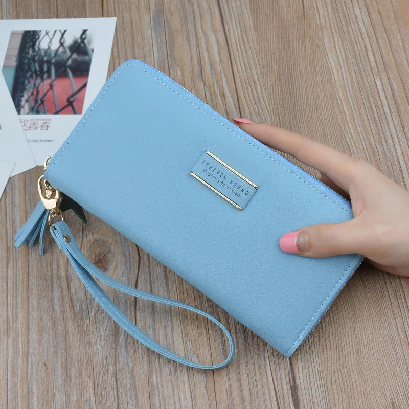 2019 New Ladies with Women Wallets Female Students Korean Version of The Tassel Zipper Multifunctional Long Capacity Money Clip | Багаж и