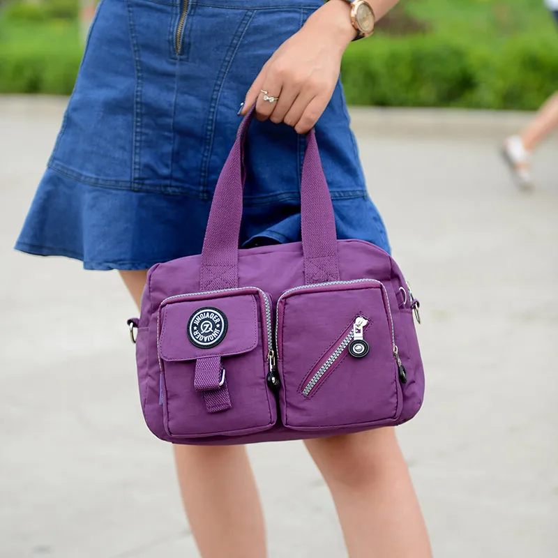 Сумка JINQIAOER Женская большая водонепроницаемая нейлоновая|nylon crossbody bag|designer tote bagtote