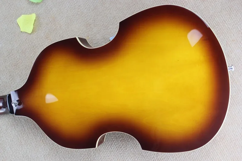 Hofner Bass, высокое качество, заводская, на заказ, серия Hofner Icon, винтажная скрипка, Sunburst, бас-гитара-6-4