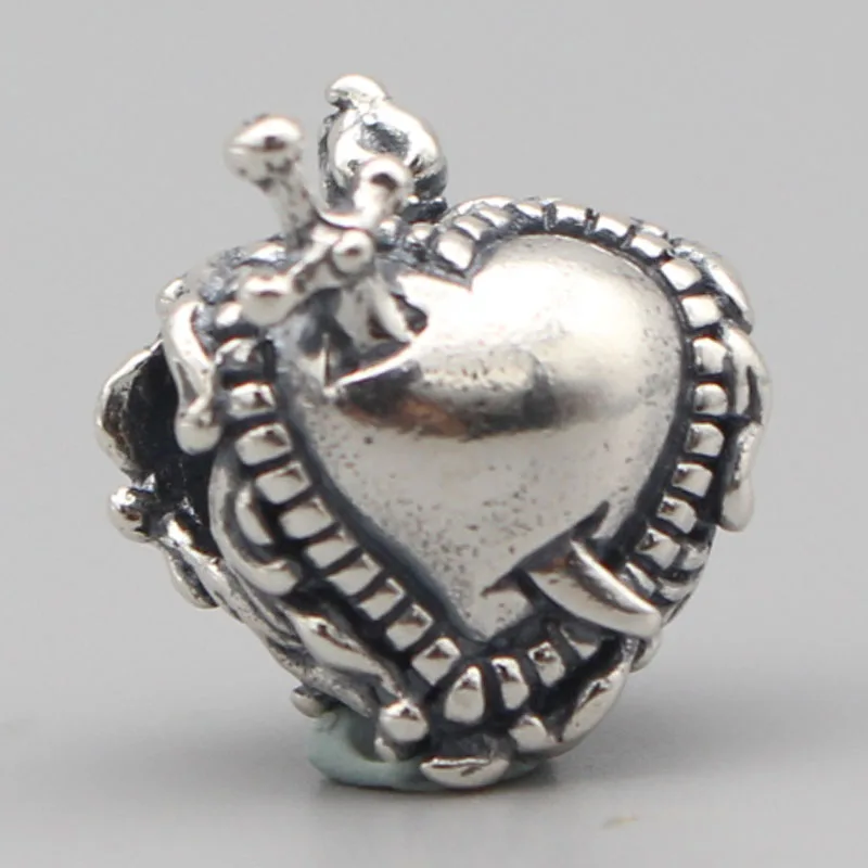 Luna/Lucky Moves/милые сердечки/Бусы колокольчики S925 Серебряные Подвески DIY Изготовление ювелирных изделий Подходит для оригинального браслета и ожерелья с троллем