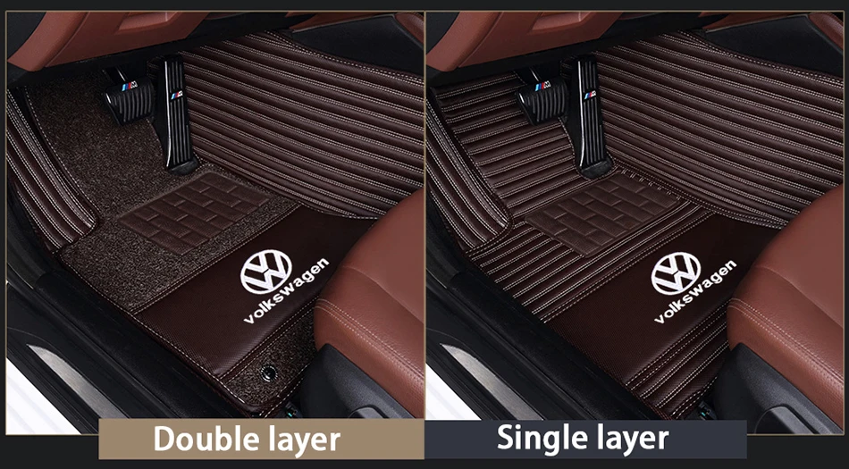 Пользовательские автомобильные коврики для Volkswagen vw Beetle Touareg Tiguan Phaeton vw EOS Magotan Scirocco Multivan sharan вариант