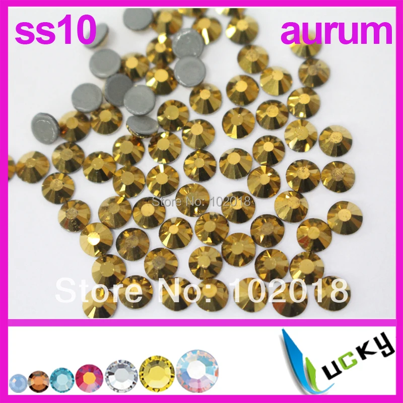 1440 шт.! Кристаллические стразы swarov 2038 ss10/3 мм для шитья|crystal beads for sewing|beads sewinghot fix |