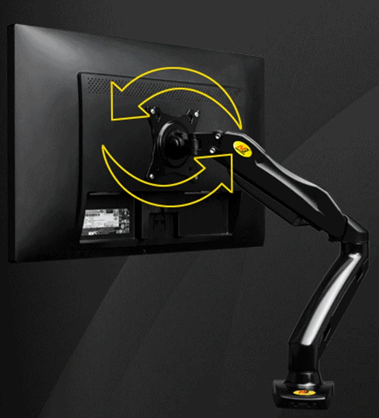 NB F80 Desktop17-2" ЖК-светодиодный держатель для монитора Arm газовая пружина полное движение тв крепление загрузка 2-6.5kgs