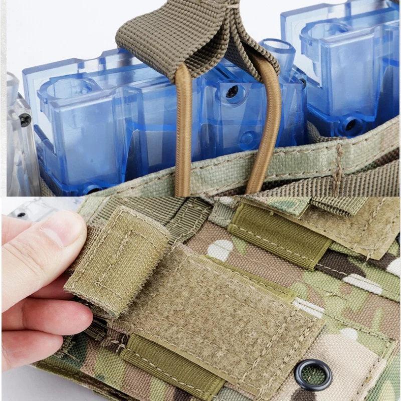 

Hunting Accessory Multi-function Tactical Triple Package 1000D Oxford Durable Outdoors Equipment With Elastic Band