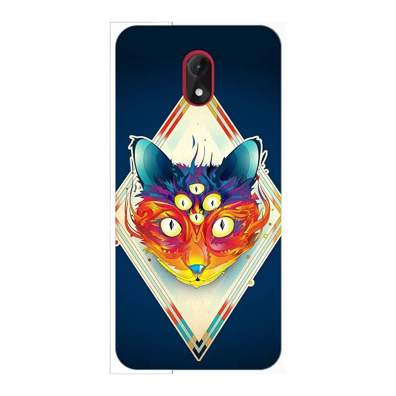 Case For Lenny5 Original Cartoon Print Phone Case For Wiko Lenny 5 Case Soft Matte TPU Silicone Back Cover For Wiko Lenny 5 5.7" - Цвет: A309