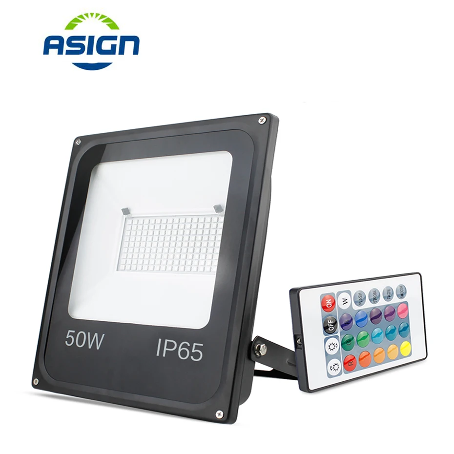 RGB светодиодный прожсветильник Тор с дистанционным управлением 20 Вт 30 50 SMD 5050 220