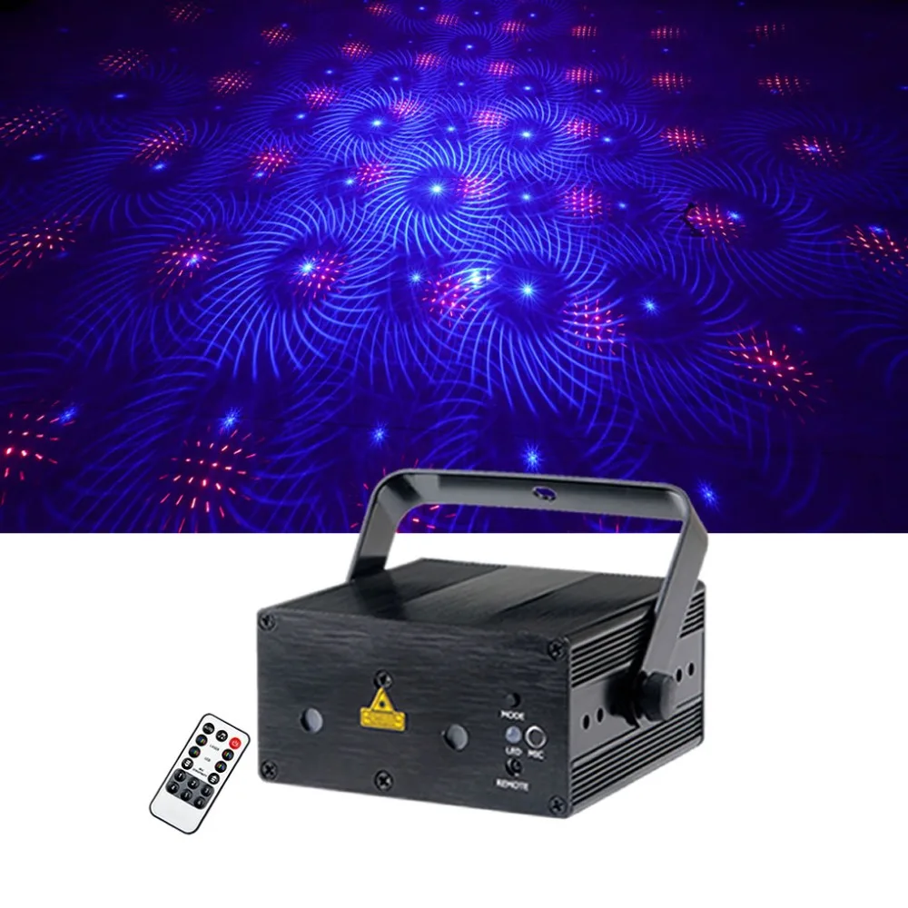 Sharelife Remote Control Blue Red Green RGB Laser Mixed effect Light DJ Gig Party Home Show System Stage Lighting L12R-RGB300