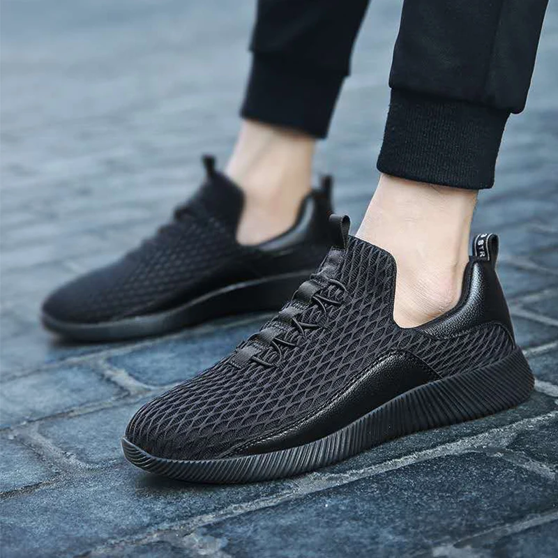 New Men Fashion Shoes Good Match Casual Non-slip Summer Autumn Breathable Driving Footwear Man Student Sneakers | Обувь