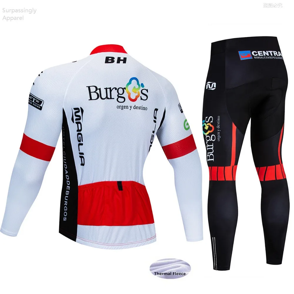 BH Pro Team зима 2018 трикотаж 16D колодки велосипед брюки комплект мужские Ropa Ciclismo