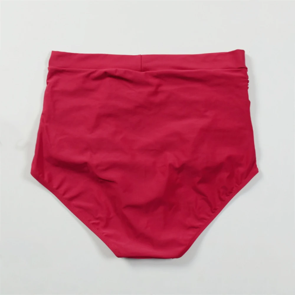 Бордовое бикини женские плавки шорты для плавания одежда винтажный купальник