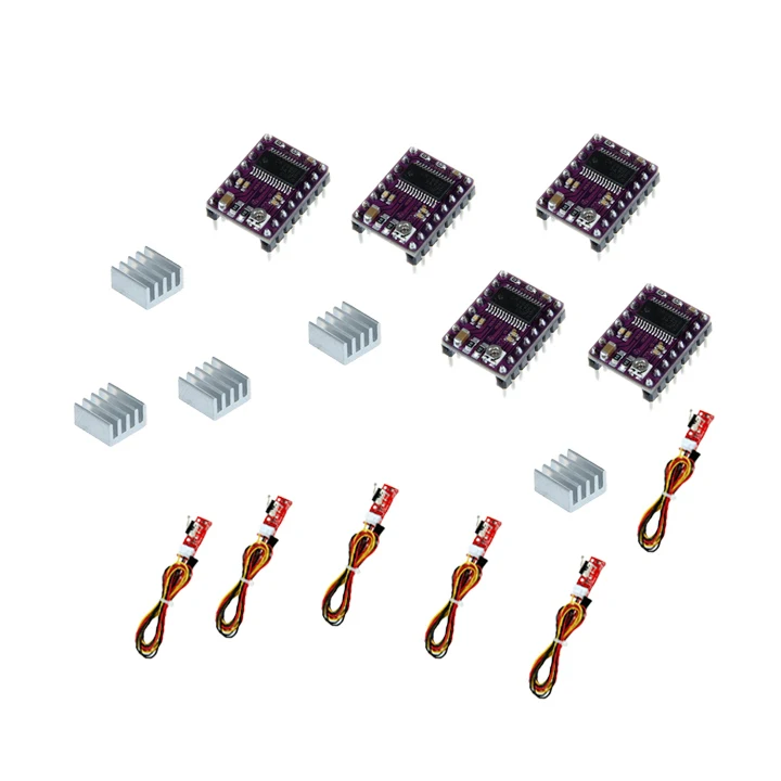 Комплект Reprap Ramps 1 4 с Mega 2560 R3 + HeatBed mk2b 12864 ЖК контроллер DRV8825 механический