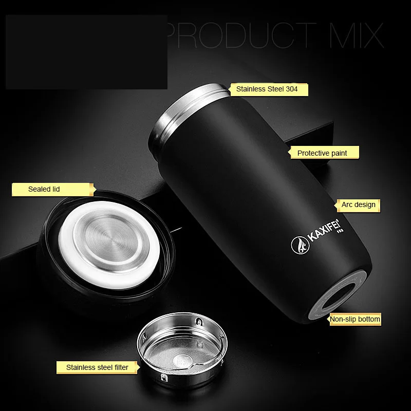 Термосы для офиса термосы кофе чай нержавеющая сталь 304 изоляционная чашка