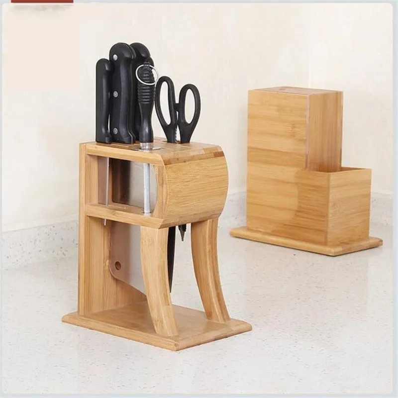 Новый многофункциональный держатель CTREE для бамбуковых ножей с отверстиями
