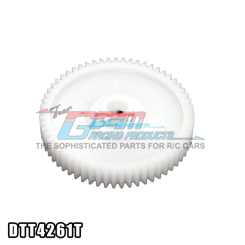 Delrin Spur Gear 42 Pitch 61T для TAMIYA TT01D TT01 TT01E|Детали и аксессуары| |