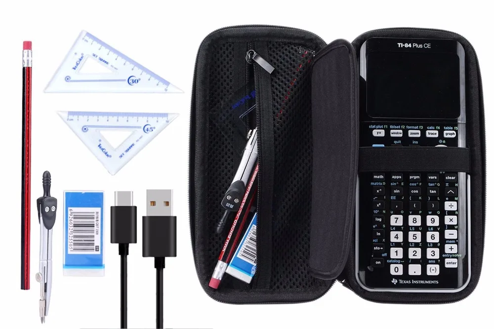2020 Portable Protective Box Cover Bag Case For Texas Instruments TI-84 Plus CE Graphics Calculator 83 85 89 82 / C | Электроника