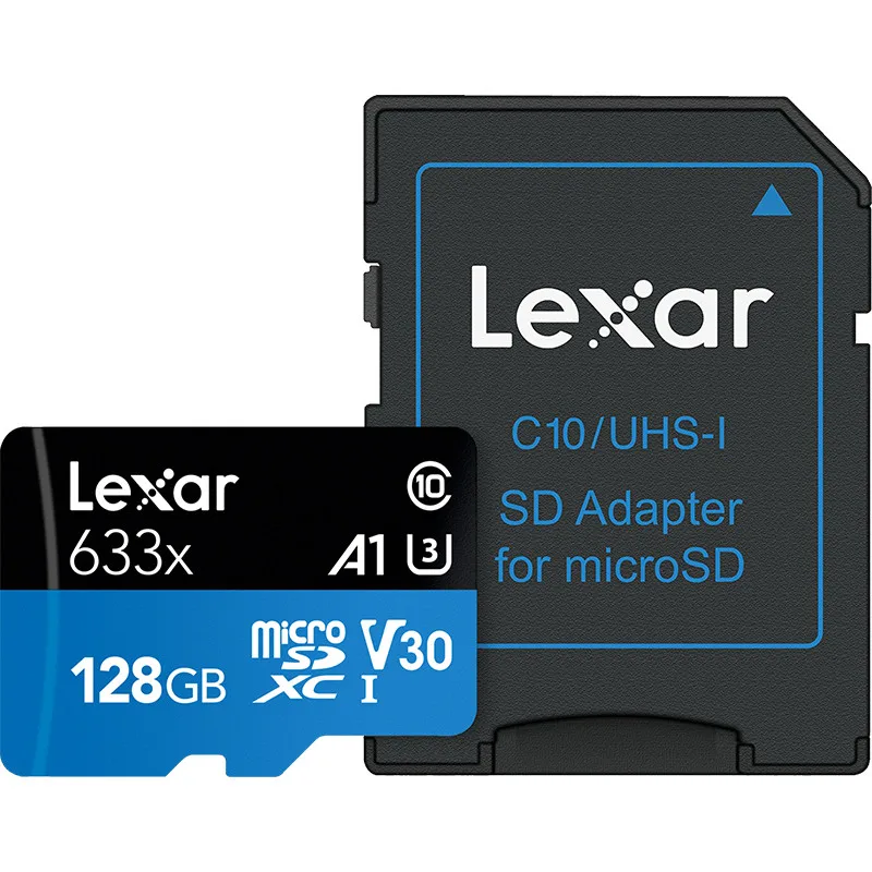 Акция! 16 ГБ 32 карта памяти Lexar Micro SD SDHC высокоскоростная 64 128 SDXC TF Class10 633X 95 м/с|Карты
