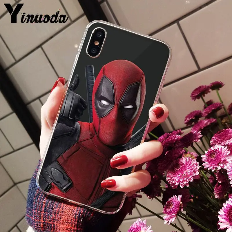 11pro MAX Deadpool2 2018 новый роскошный модный Чехол для мобильного телефона Apple iPhone 8 7 6 6S