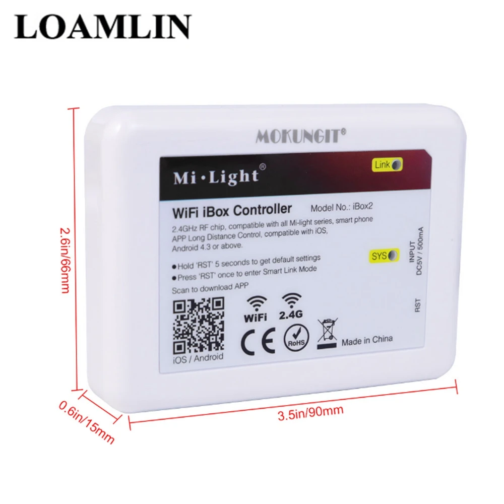 WiFi iBox2 светодиодный контроллер DC5V 2 4G умный свет светодиодная полоса модуль для Mi