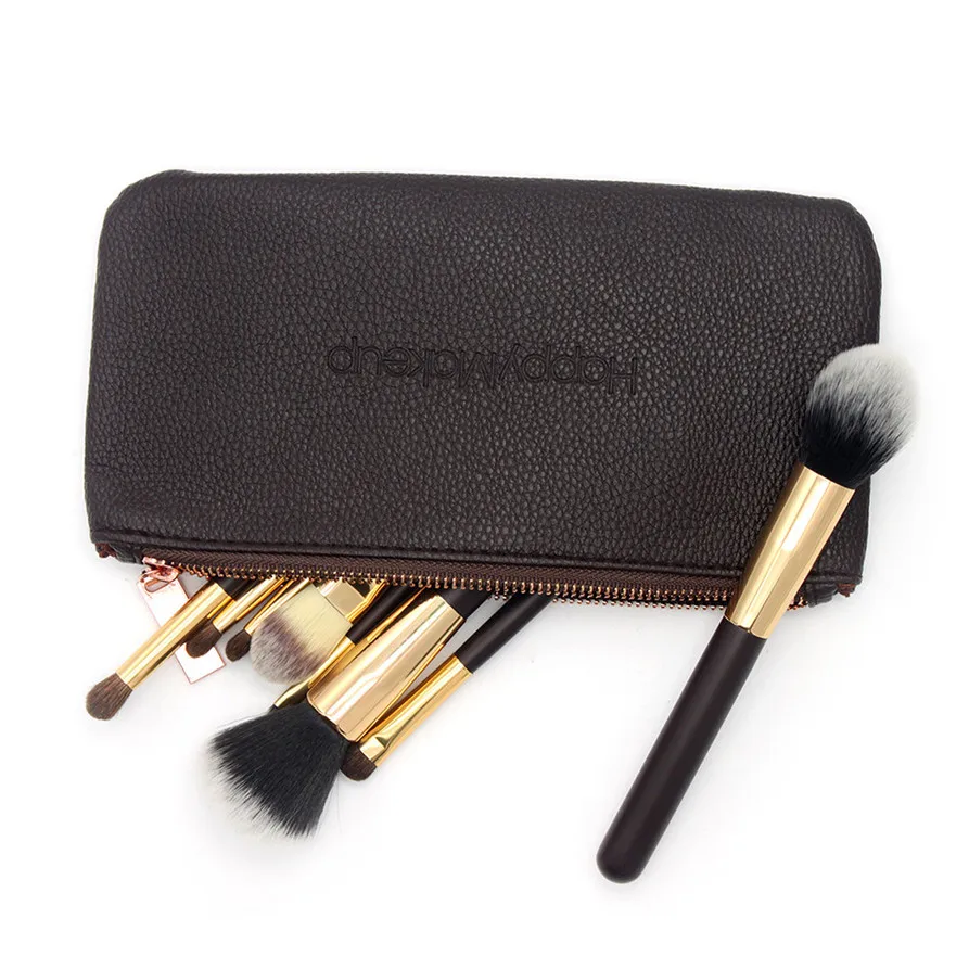 Haicar HappyMakeup Косметическая Кисть для макияжа косметичка портативная 180313 Прямая