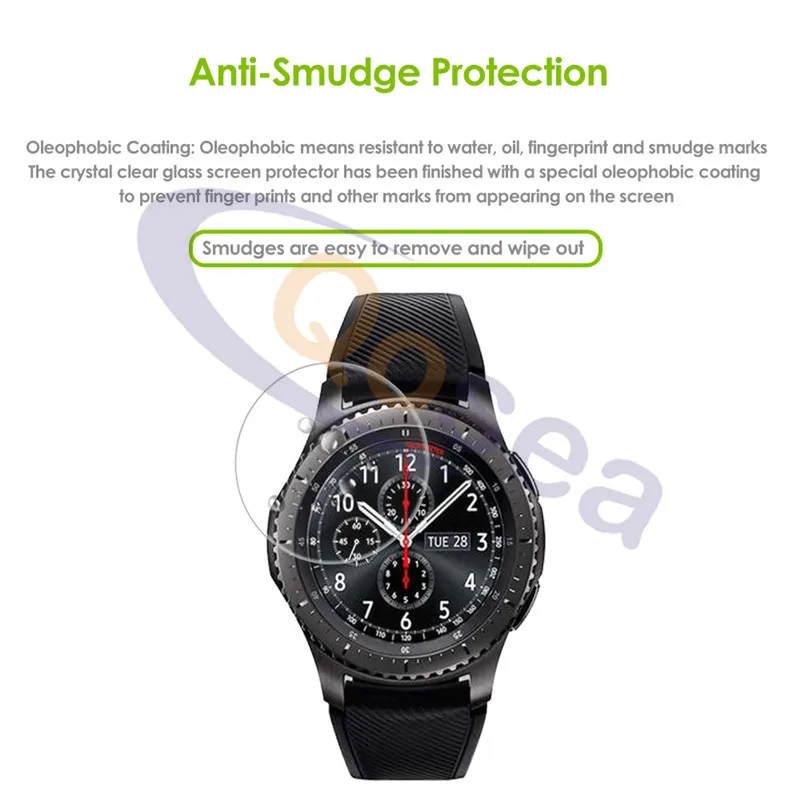 Закаленное стекло Qosea для Samsung Gear S3 Взрывозащищенная защитная пленка Frontier 2 шт. |