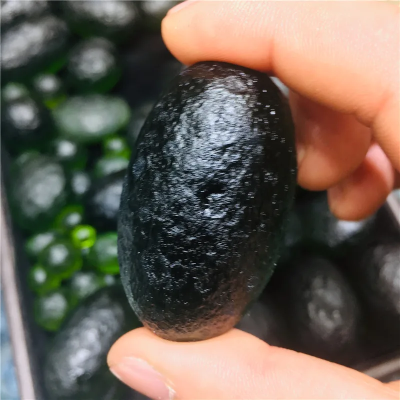 20 г драгоценный камень Moldavite метеорит ударный класс Чешский 1 шт.|Камни| |