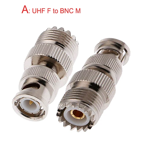 10 шт. радиочастотный коаксиальный разъем UHF SO239 PL259 Женский к BNC мужской женский