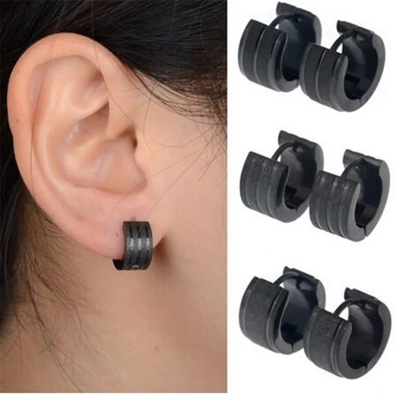 Готические панк-гвоздики 1 пара из нержавеющей стали для мужчин и женщин модные