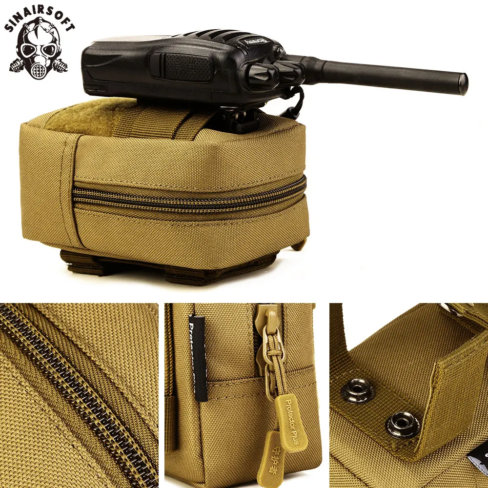 Тактическая поясная сумка SINAIRSOFT Molle для мужчин военная охотничья Поясная сумочка