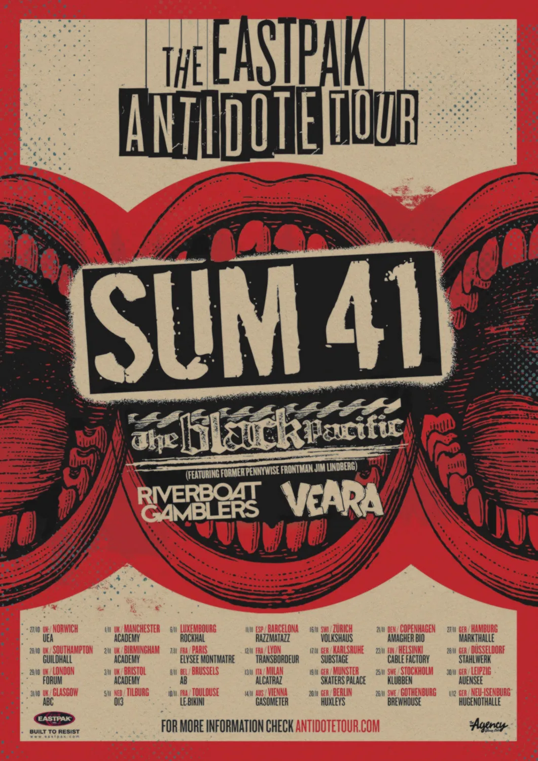 Популярный винтажный постер Sum 41 ретро из крафт бумаги с рисунком музыкальной